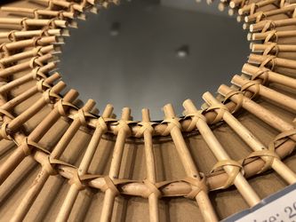 NEW Rattan Mirror 20” Diameter - Room 2 Room