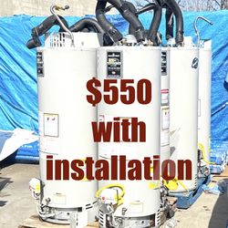 Refurbished Water heater installation