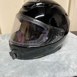 XL Shoei RF-1400 Helmet + Chin Mount