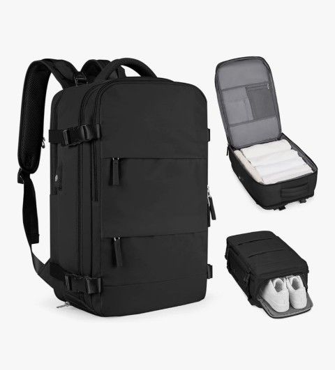 Large Travel Backpack Black