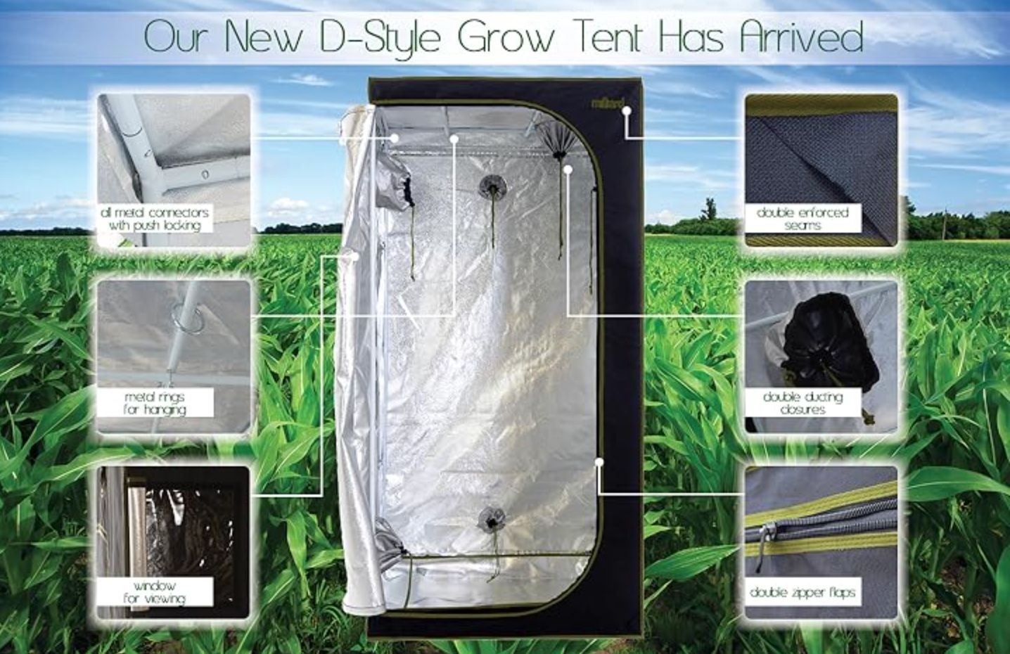 MILLIARD 30" x 18" x 36" Grow Tent