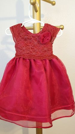 Little girl Red Dress. 3T Special occassion