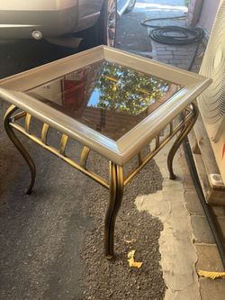 glass table