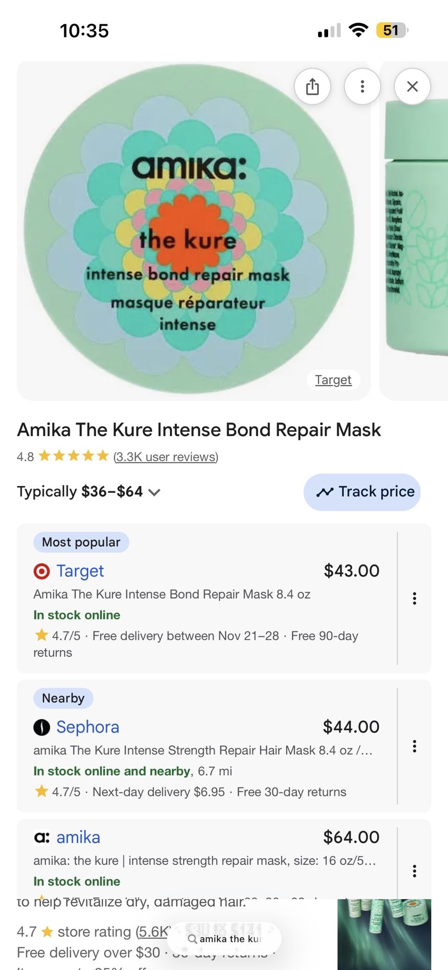Amika The Kure Mask