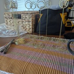 Gold Table Number/Photo Stands 
