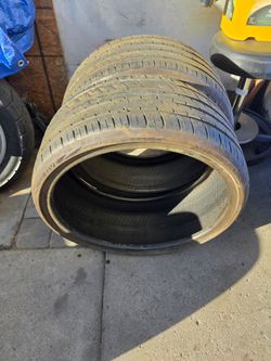 TWO USED LIONHART TIRES 235/30/ZR 20