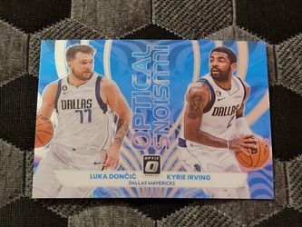 2022-23 Donruss Optic #5 Luka Doncic / Kyrie Irving Optical Illusions