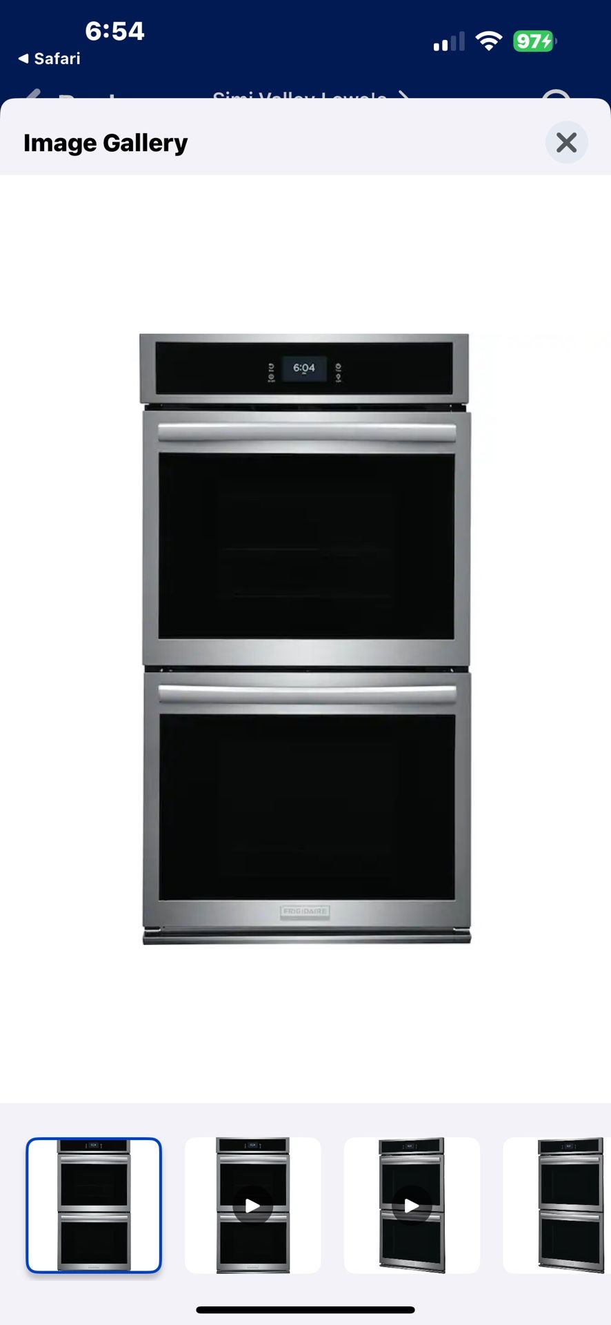 NEW FRIDGIDARE GALLERY ❤️27”❤️ CONVECTION ❤️ AIRFRY❤️ DOUBLE OVEN STILL IN BOX WITH FACTORY WARRANTY 2/2/25