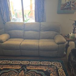Sofa and love seat electric reclining