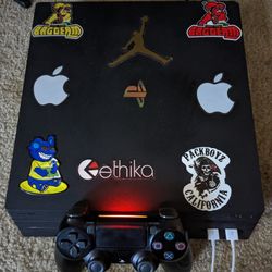 PS4 Pro 1TB With 20 Games Including: GTA V,Fortnite, Uncharted 4 And 5, Madden 21, Efootball23, Call Of Duty WW2, Call Of Duty Warzone, Dragon Ball...