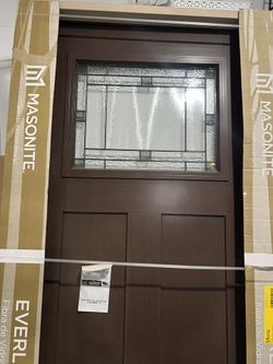 Brand New Masonite brown Door