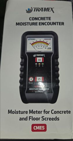 Tramex CME5 Concrete Moisture Encounter Meter