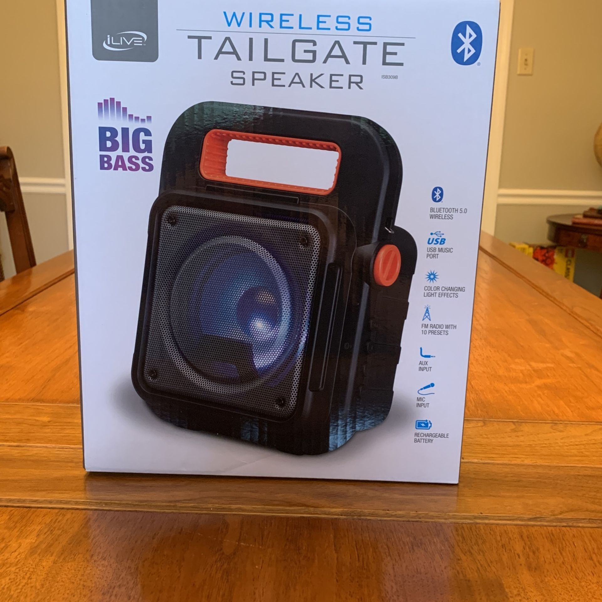 ILive wireless tailgate speaker