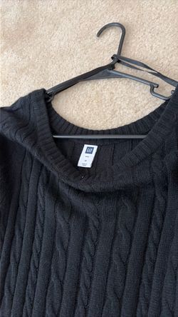 Gap Black Cable Knit Sweater dress  Size M