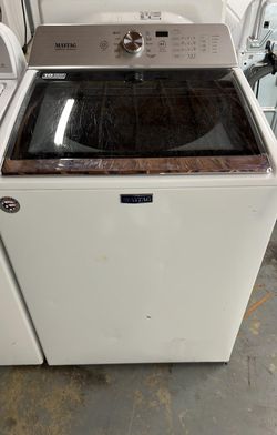 Maytag Top Load Electric Washer White Large Capacity
