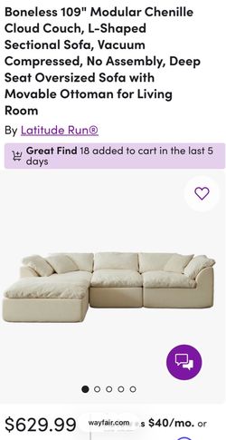 Brand New Cloud Couch