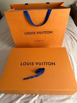 Louis Vitton shopping bag and box