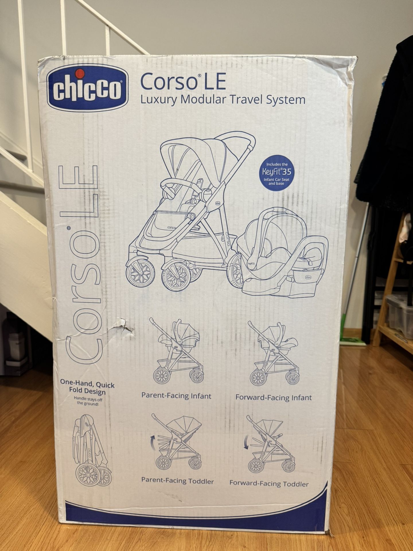 NEW Chicco Corso LE Modular Travel System (Retail $630 + tax)