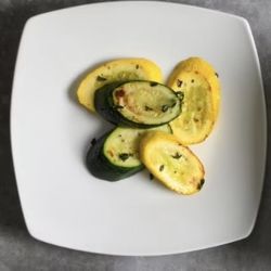 Four (4) 7.25-in Gibson Home Square White Salad Plates