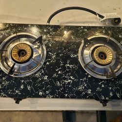2 Burner Glass Stove Top