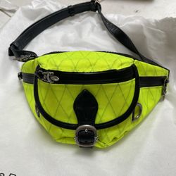 Chrome Hearts Neon Green Fanny Pack