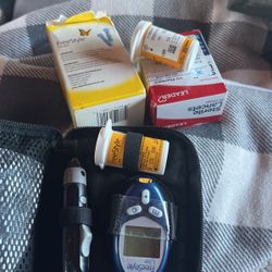 diabetes  machine and lancets