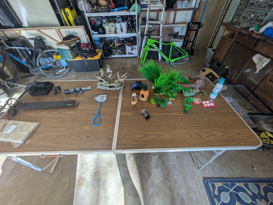 15 Gal Fish Tank And Accessories