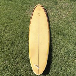 Vintage Single Fin Surfboard