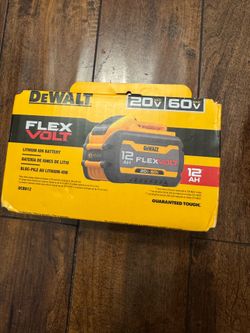 DeWalt DCB612 FLEXVOLT 12.0 Ah Lithium Ion Battery – 20V/60V MAX – NEW in Box Excellent Condition – Full Retail Packaging – Ready to Power Your Toughe