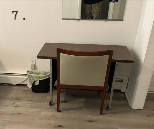 Desk + chair