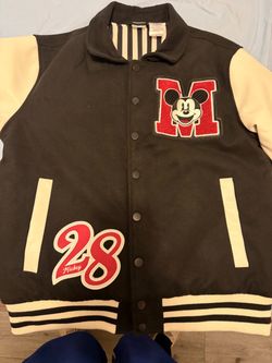Disney Mickey Mouse Varsity Letterman Jacket