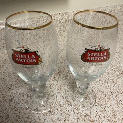 Authentic Stella Artois Glasses