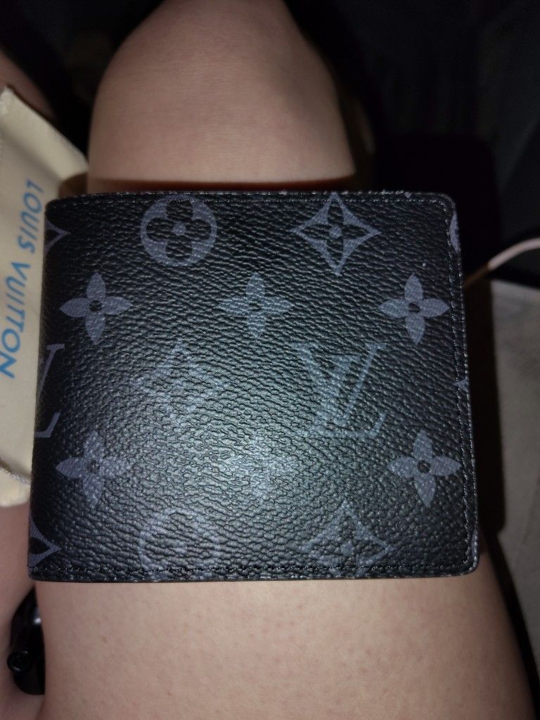 LV Leather Trifold Wallet