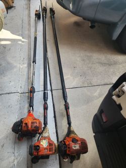 Lot of ( 3 ) Pole Chain Saws .