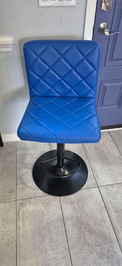 Blue barstools