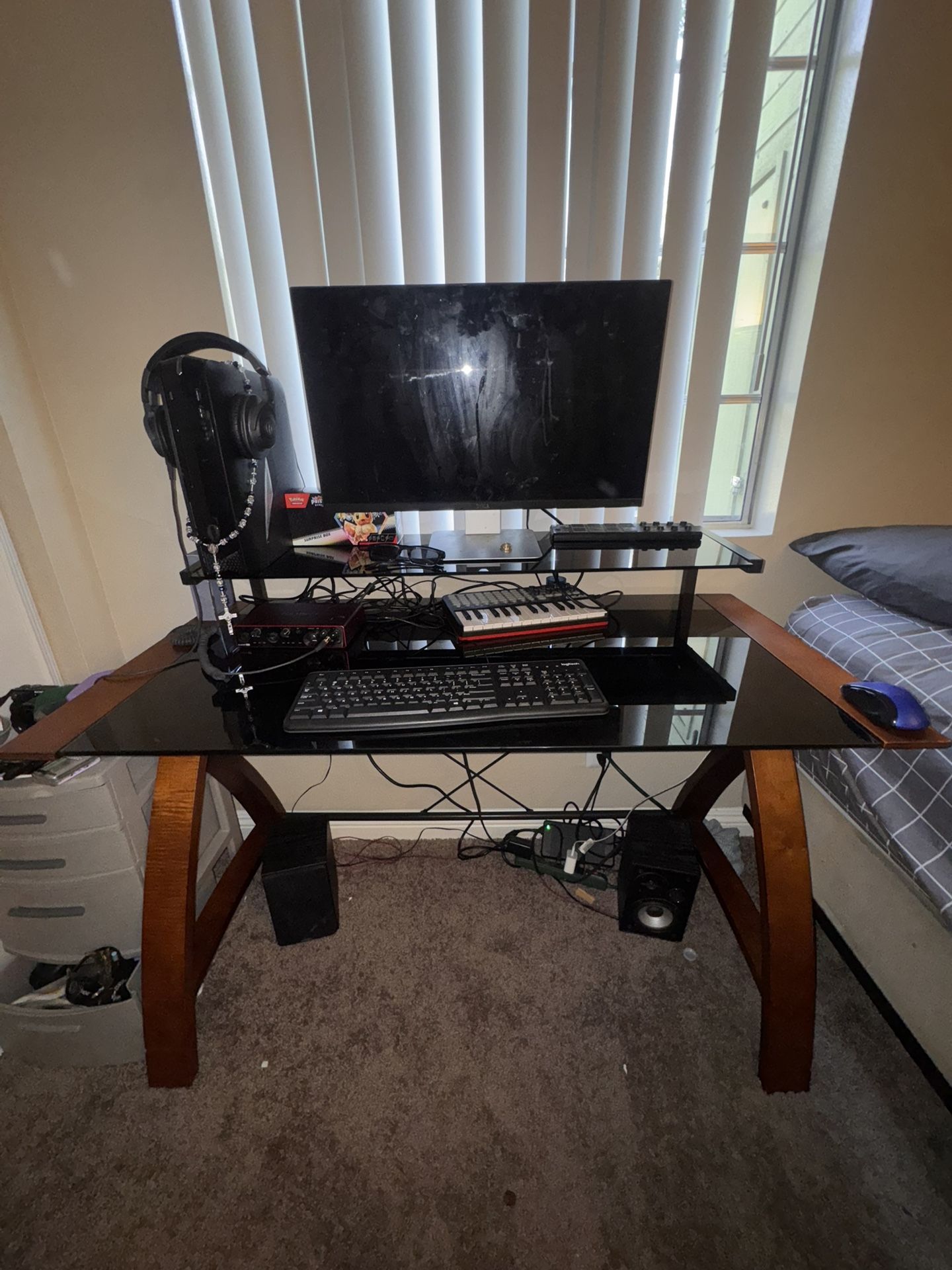 Glass Desk