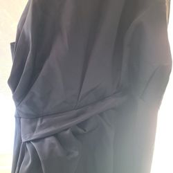 Nadia One Shoulder Maxi Dress Navy