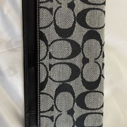 Like New Coach Checkbook Wallet