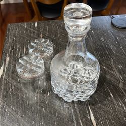 Orrefors Crystal Decanter Set