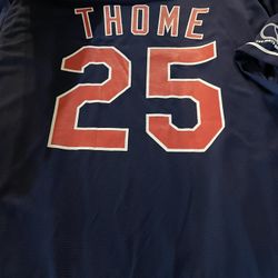 Jim Thome Cleveland Guardians Indians Jersey Giveaway XL for