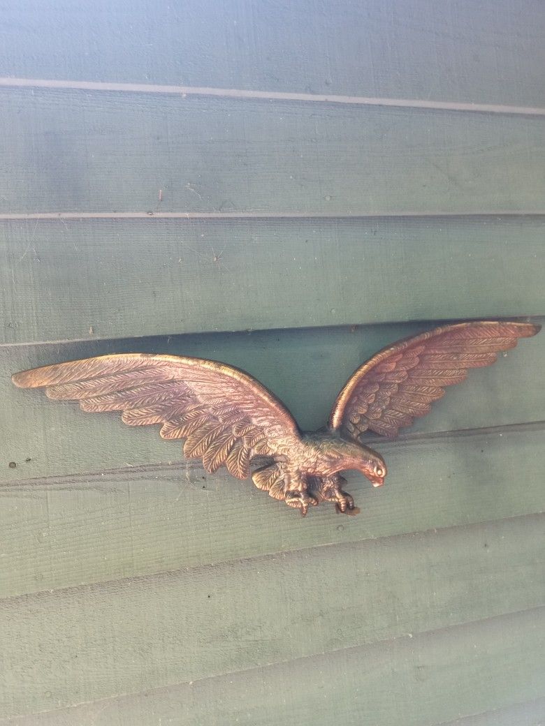 Vintage Solid Bronze Eagle