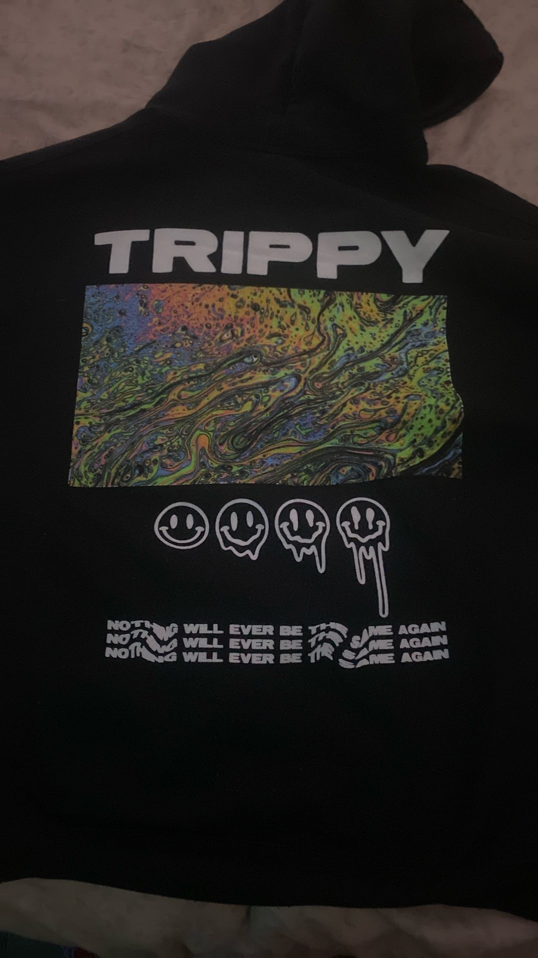 Trippy Hoodie Large.