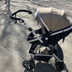 Stroller bassinet all in one 