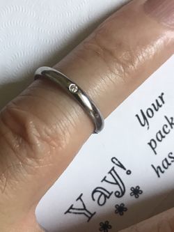 Cartier Platinum 950 Diamond Band ring