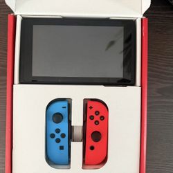 Like New Nintendo Switch (Neon Blue/Red) – Original Box Included