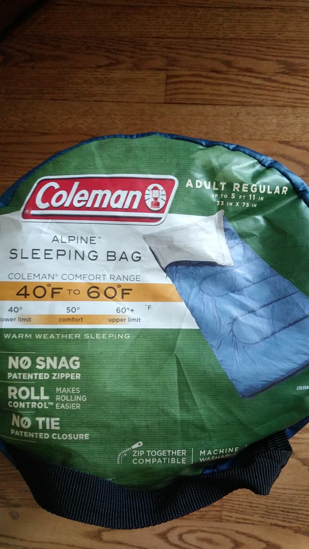 Coleman Alpine Sleeping Bag Adult Regular