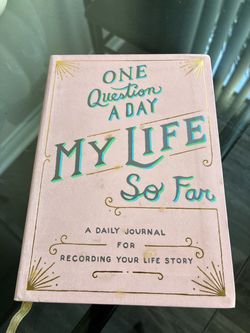 One Question a Day: My Life So Far Journal