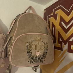 Juicy Couture Brown/ Pink Backpack 