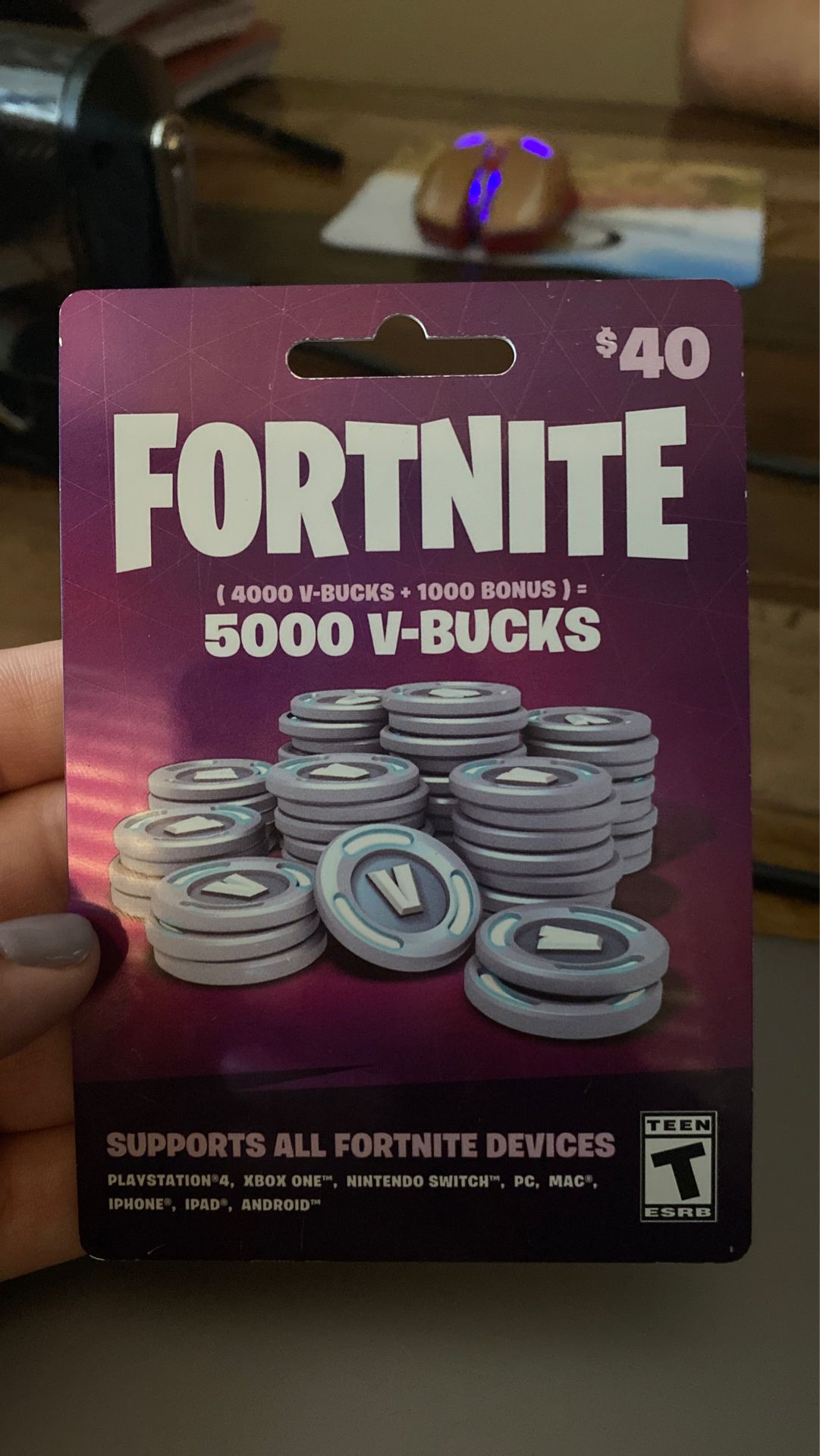 $40 / 5,000 VBucks Card / READ details for Sale in Phoenix, AZ - OfferUp