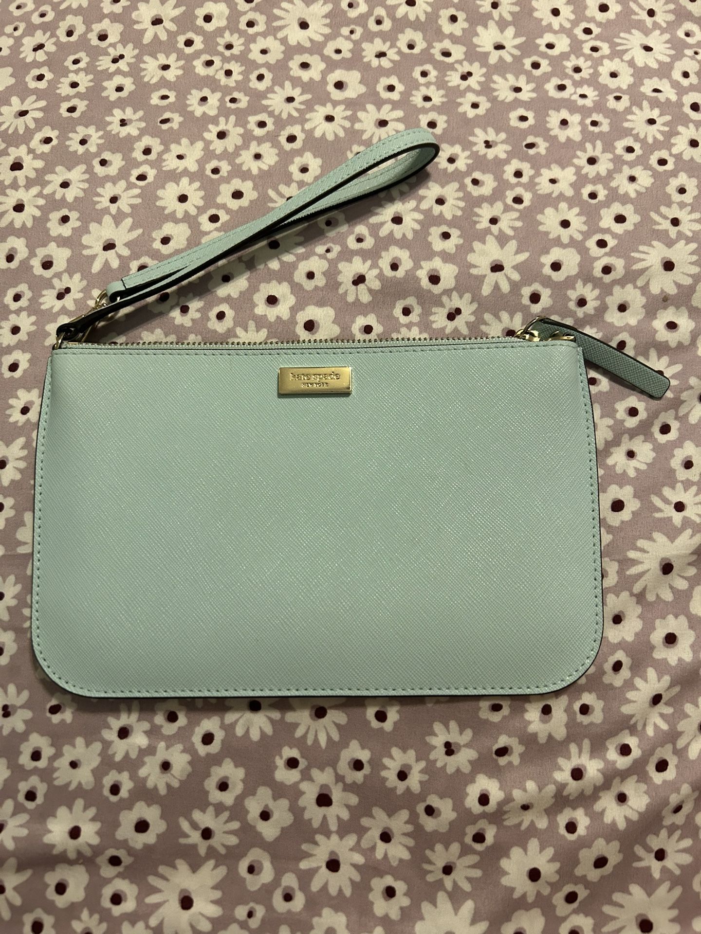 Kate Spade Wristlet In Light Blue Almost A Teal